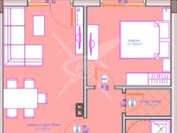 Двустаен апартамент в Бургас, Сарафово - 69 кв.м за 658 €/кв.м - Снимка #1