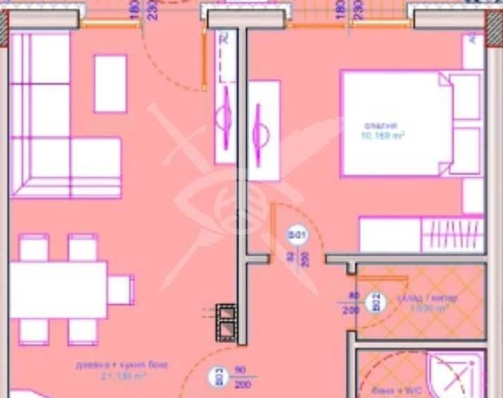 Двустаен апартамент в Бургас, Сарафово - 69 кв.м за 658 €/кв.м - Снимка #1