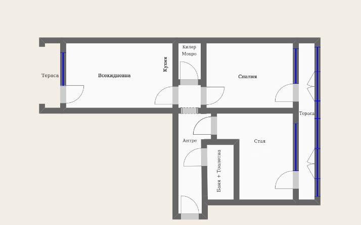 Тристаен апартамент в Варна, Чайка - 60 кв.м за 3159 €/кв.м - Снимка #1