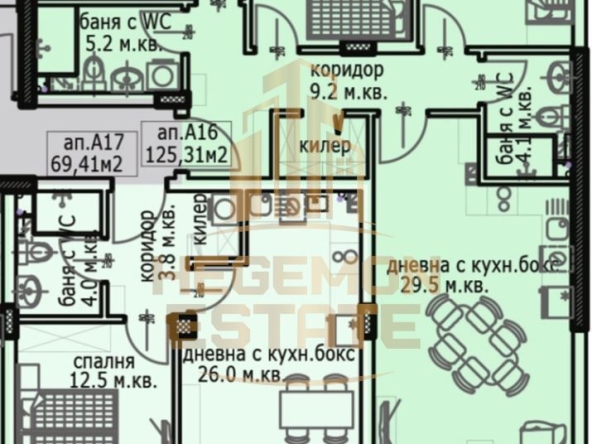 Многостаен апартамент в Варна, Кайсиева градина - 205 кв.м за 1300 €/кв.м - Снимка #1