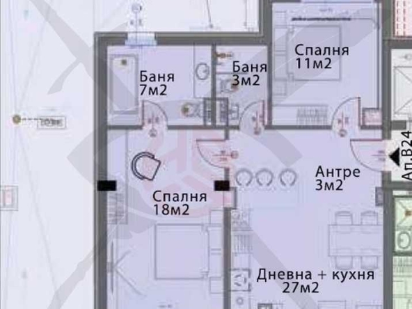 Тристаен апартамент в София, Модерно предградие - 99 кв.м за 843 €/кв.м - Снимка #1