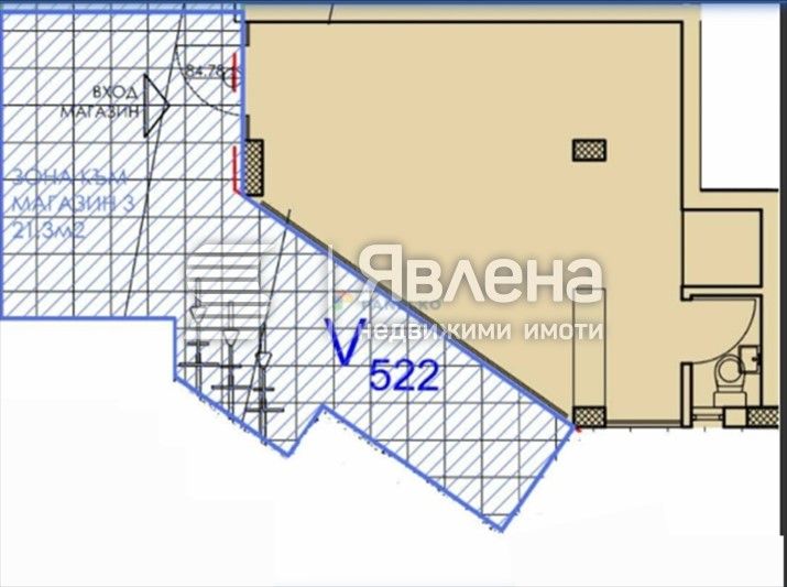 Магазин в Варна, Кайсиева градина - 27 кв.м за 2408 €/кв.м - Снимка #1