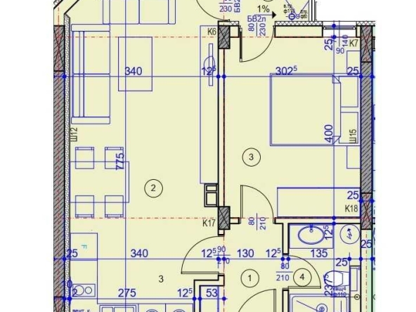 Двустаен апартамент в Русе, Централен южен район - 71 кв.м за 638 €/кв.м - Снимка #1
