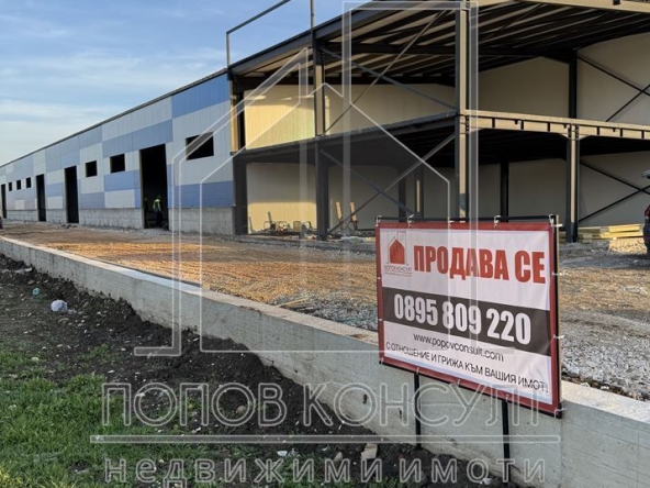 Промишлена сграда в с. Марково, Област Пловдив - 2320 кв.м за 501 €/кв.м - Снимка #1
