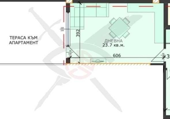 Едностаен апартамент в Варна, м-т Пчелина - 64 кв.м за 844 €/кв.м - Снимка #1