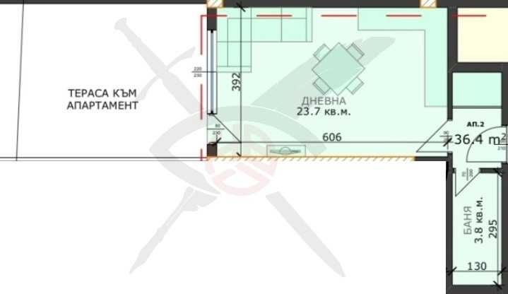 Едностаен апартамент в Варна, м-т Пчелина - 64 кв.м за 844 €/кв.м - Снимка #1