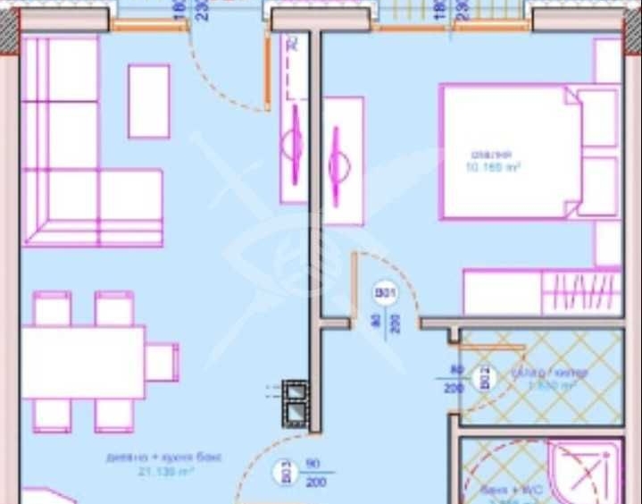 Двустаен апартамент в Бургас, Сарафово - 69 кв.м за 1291 €/кв.м - Снимка #1