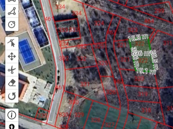 Парцел в с. Овощник, Област Стара Загора - 639 кв.м за 52 €/кв.м - Снимка #1