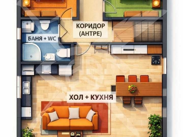 Тристаен апартамент в София, Подуяне - 97 кв.м за 1630 €/кв.м - Снимка #1