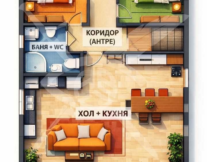 Тристаен апартамент в София, Подуяне - 97 кв.м за 1630 €/кв.м - Снимка #1