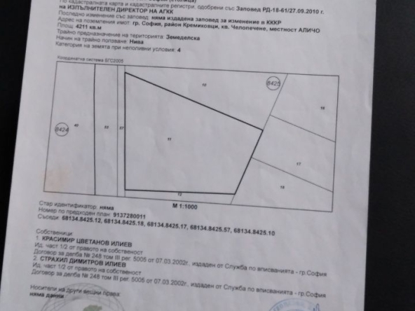 Парцел в София, Подуяне - 4211 кв.м за 80 €/кв.м - Снимка #1