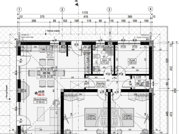 Къща в Варна, Възраждане 1 - 100 кв.м за 1900 €/кв.м - Снимка #1