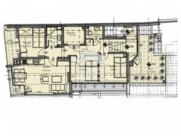 Четиристаен апартамент в Варна, Колхозен пазар - 92 кв.м за 851 €/кв.м - Снимка #1