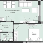 Двустаен апартамент в Пловдив, Христо Смирненски - 77 кв.м за 1364 €/кв.м - Снимка #1
