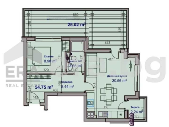 Двустаен апартамент в Варна, Младост 1 - 96 кв.м за 1499 €/кв.м - Снимка #1
