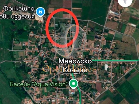Парцел в с. Манолско Конаре, Област Пловдив - 740 кв.м за 16 €/кв.м - Снимка #1