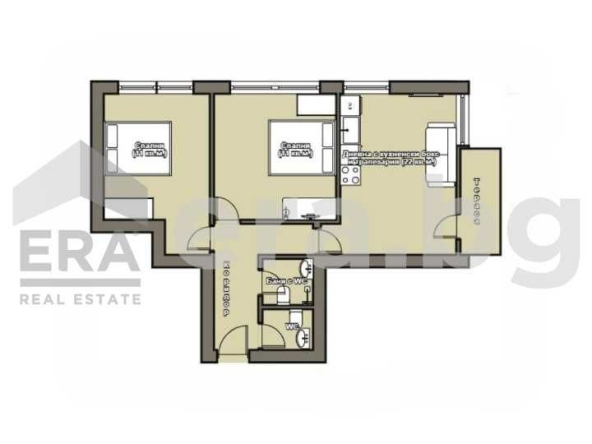 Тристаен апартамент в с. Изгрев, Област Варна - 89 кв.м за 1506 €/кв.м - Снимка #1