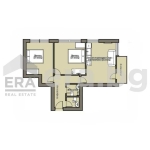 Тристаен апартамент в с. Изгрев, Област Варна - 89 кв.м за 831 €/кв.м - Снимка #1