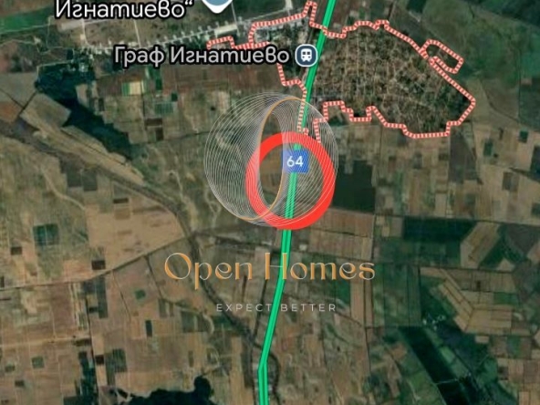 Парцел в с. Граф Игнатиево, Област Пловдив - 1499 кв.м за 28 €/кв.м - Снимка #1