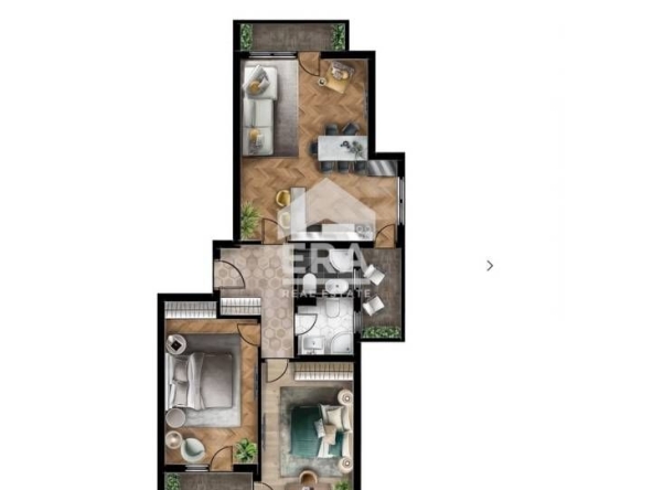 Тристаен апартамент в София, Люлин 5 - 120 кв.м за 1445 €/кв.м - Снимка #1