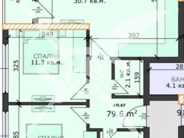 Тристаен апартамент в Варна, м-т Пчелина - 90 кв.м за 1078 €/кв.м - Снимка #1