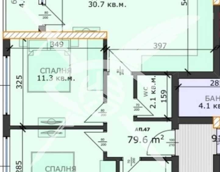 Тристаен апартамент в Варна, м-т Пчелина - 90 кв.м за 1078 €/кв.м - Снимка #1