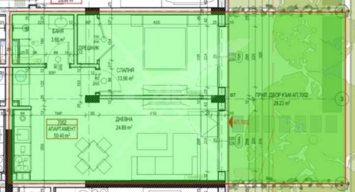 Двустаен апартамент в к.к. Слънчев бряг - 78 кв.м за 1086 €/кв.м - Снимка #1