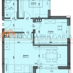 Тристаен апартамент в Варна, Виница - 83 кв.м за 1555 €/кв.м - Снимка #1