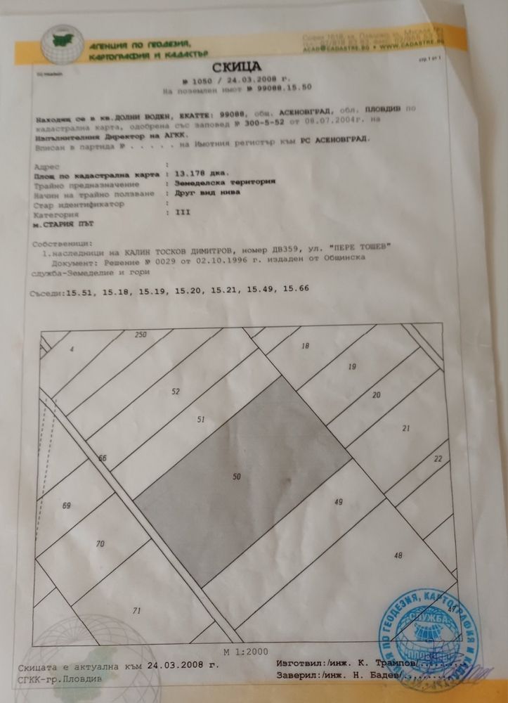 Парцел в Асеновград - 13178 кв.м за 0 €/кв.м - Снимка #1