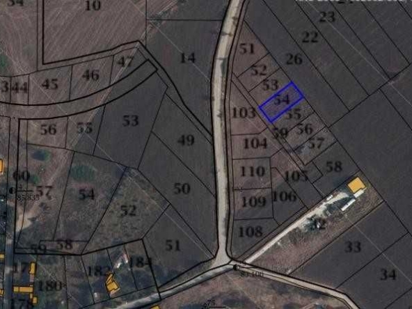 Парцел в с. Осеново, Област Варна - 1136 кв.м за 14 €/кв.м - Снимка #1