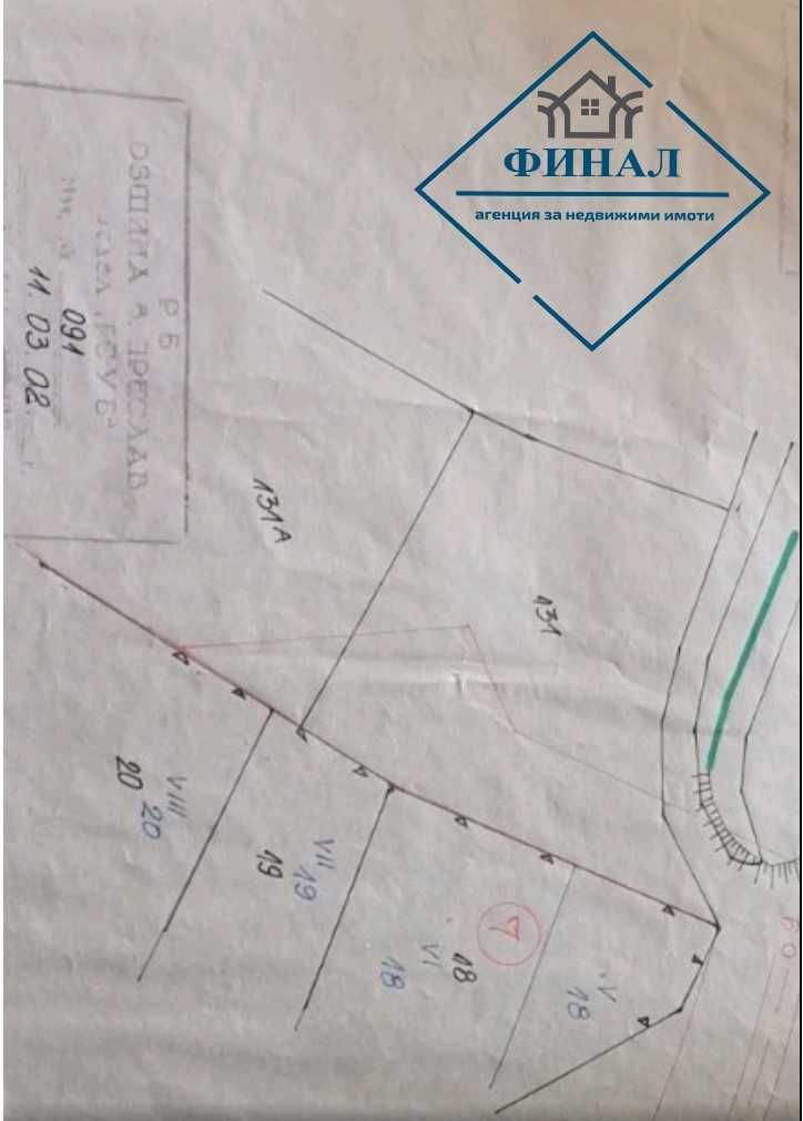 Парцел в с. Суха река, Област Шумен - 1360 кв.м за 4 €/кв.м - Снимка #1