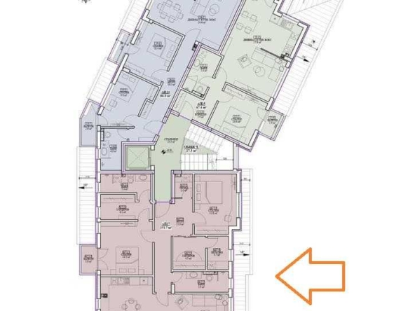 Многостаен апартамент в Хасково, Тракийски - 169 кв.м за 798 €/кв.м - Снимка #1