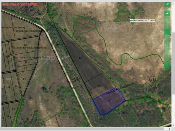 Парцел в с. Слънчево, Област Варна - 13718 кв.м за 13 €/кв.м - Снимка #1