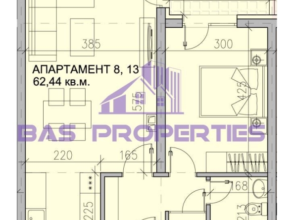 Двустаен апартамент в София, Модерно предградие - 74 кв.м за 1298 €/кв.м - Снимка #1