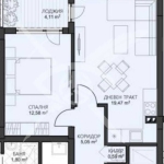 Двустаен апартамент в Варна, Владислав Варненчик - 59 кв.м за 1000 €/кв.м - Снимка #1