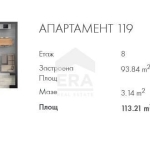 Тристаен апартамент в София, Люлин 2 - 113 кв.м за 1612 €/кв.м - Снимка #1