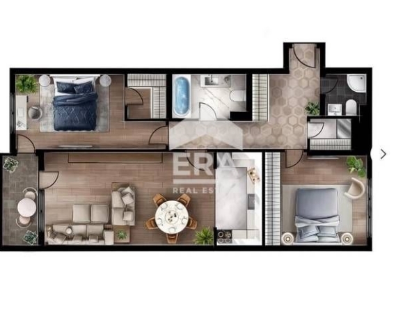 Тристаен апартамент в София, Люлин 5 - 125 кв.м за 847 €/кв.м - Снимка #1