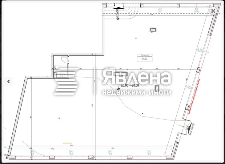 Магазин в Бургас, Братя Миладинови - 282 кв.м за 2000 €/кв.м - Снимка #1