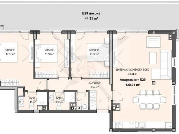 Четиристаен апартамент в София, Кръстова вада - 184 кв.м за 1394 €/кв.м - Снимка #1
