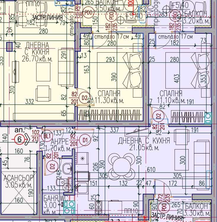 Двустаен апартамент в Пловдив, Кючук Париж - 61 кв.м за 1351 €/кв.м - Снимка #1