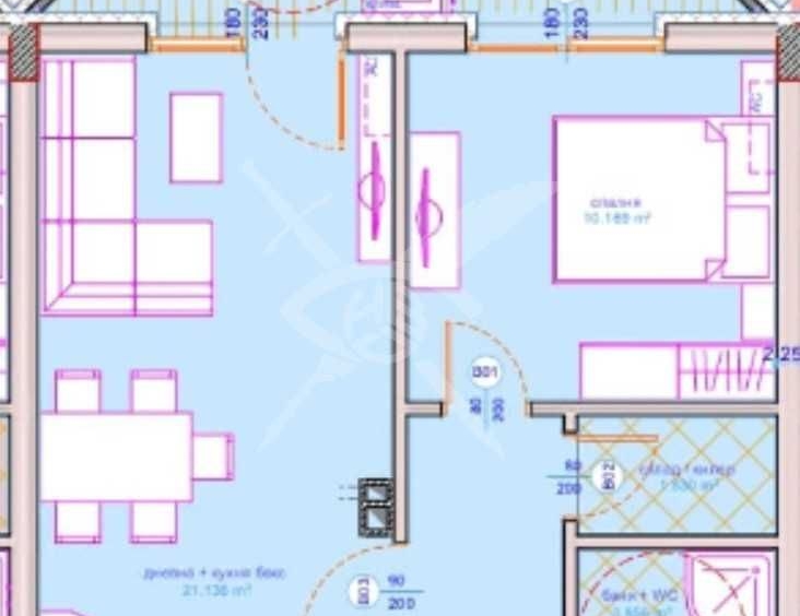 Двустаен апартамент в Бургас, Сарафово - 69 кв.м за 658 €/кв.м - Снимка #1