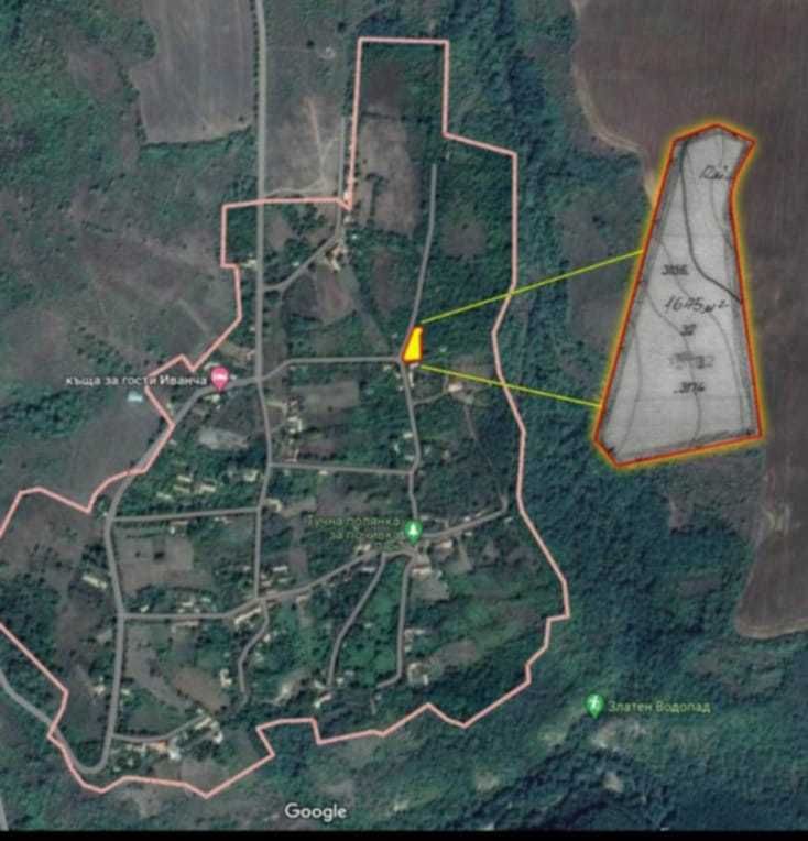 Парцел в с. Иванча, Област Търговище - 1654 кв.м за 2 €/кв.м - Снимка #1