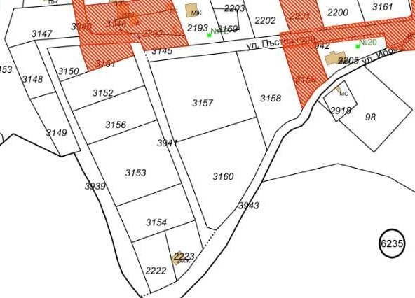 Парцел в с. Лозен, Област София-град - 1890 кв.м за 71 €/кв.м - Снимка #1