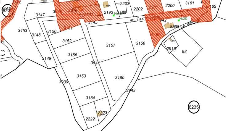 Парцел в с. Лозен, Област София-град - 1890 кв.м за 71 €/кв.м - Снимка #1