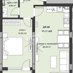 Двустаен апартамент в Пловдив, Христо Смирненски - 78 кв.м за 1270 €/кв.м - Снимка #1