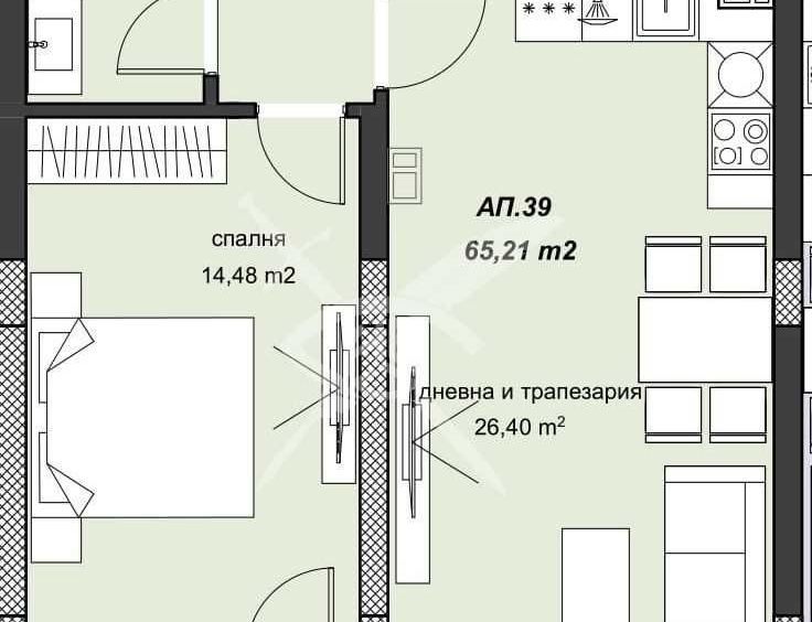 Двустаен апартамент в Пловдив, Христо Смирненски - 78 кв.м за 1270 €/кв.м - Снимка #1