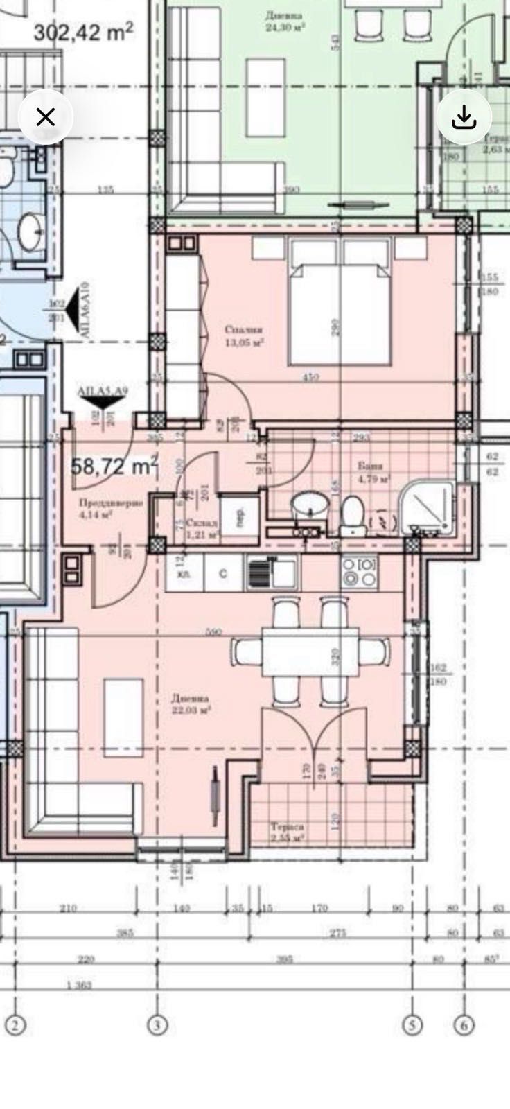 Двустаен апартамент в Пловдив, Прослав - 66 кв.м за 632 €/кв.м - Снимка #1