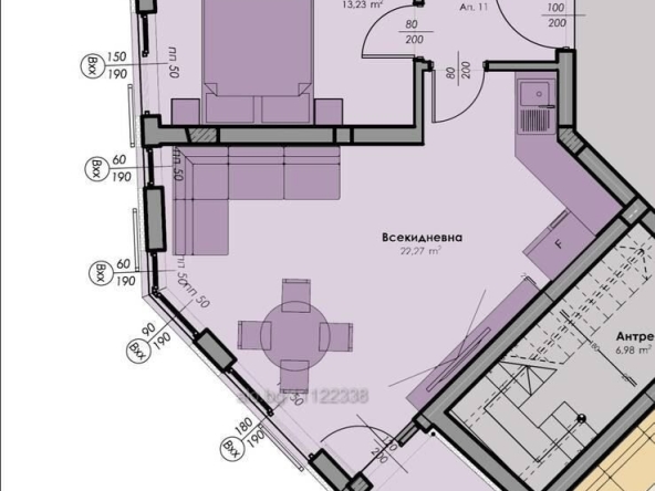 Двустаен апартамент в Пловдив, Кършияка - 66 кв.м за 1229 €/кв.м - Снимка #1