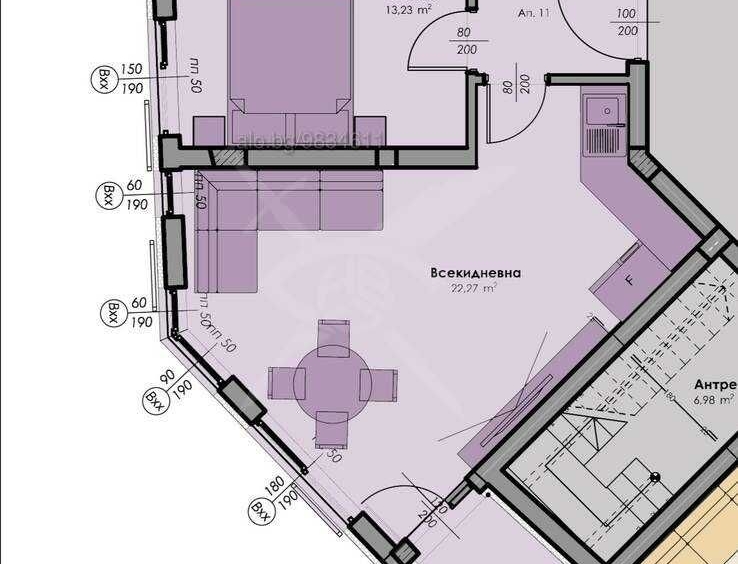 Двустаен апартамент в Пловдив, Кършияка - 66 кв.м за 1893 €/кв.м - Снимка #1