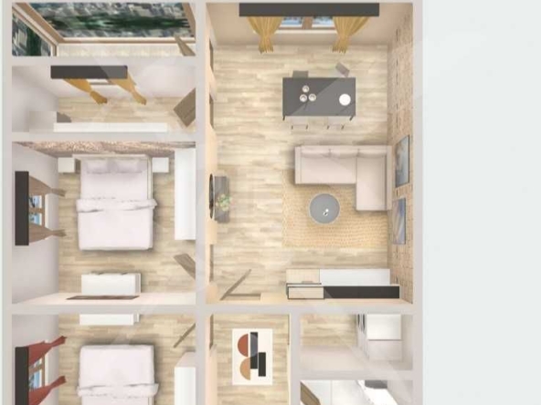 Тристаен апартамент в Пловдив, Сточна гара - 67 кв.м за 1418 €/кв.м - Снимка #1